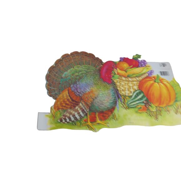 Vintage Thanksgiving Eureka Die Cut Cut Outs Set of 2 New - Picture 3 of 10